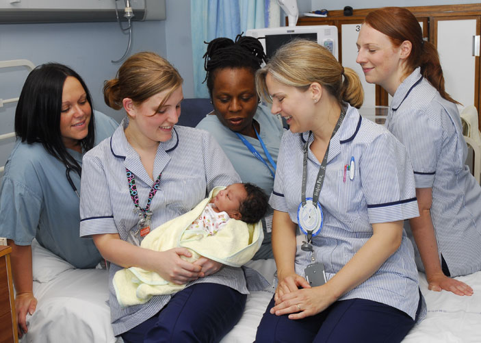 The Faculty of Health, Social Care and Education plays a key role in training the capital's midwives. 