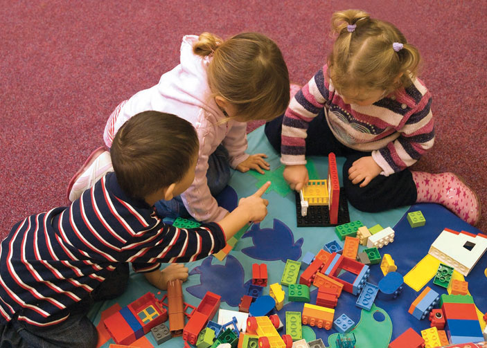 Pre-school children need to learn vital skills such as listening and teamwork.