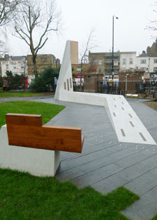 Phase one of the Bethnal Green Memorial, designed by Kingston graduate Harry Paticas, is now complete and ready for the 70th anniversary.