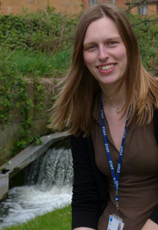 Biodiversity and landscape administrator Rachel Burgess is coordinating the volunteers at Kingston University.