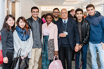 International students at the launch of KULISC