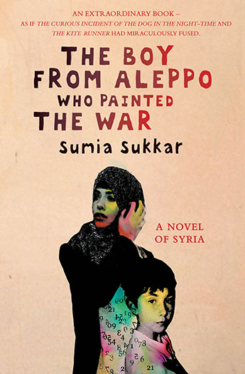 The boy from Aleppo who painted the war, published by Eyewear Publishing, is Sumia Sukkar's first novel.