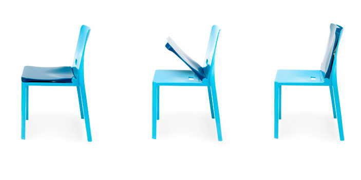 Giho Yang's chair is designed to fit children of all secondary school ages.