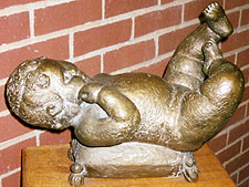 The sculpture created by Dora Gordine for Holloway Prison's first mother and baby unit lay forgotten until a Kingston academic stepped in.