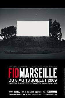 Poster for FID Marseille 2009, at which Kingston Universityâ€™s Phillip Warnellâ€™s film is the only UK entry to be selected for the international competition.