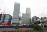 -	Office buildings in London's Docklands
