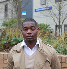 David Olusegun hopes he can inspire other young people from similar backgrounds to go to university. 