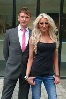 Dr Will Brooker with star of My Transsexual Summer Drew-Ashlyn Cunningham