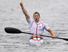 Olympic medallist Ed McKeever was a member of the sports performance programme when he studied at Kingston University. Image: Balint Vekassy/www.canoephotography.com