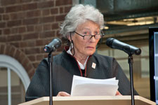Dame Elizabeth Esteve-Coll was a librarian at the Knights Park campus in the 1970s.