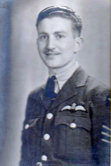 Eric Carter as a 21-year-old pilot in 1941 