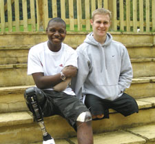 Royal Marines Mark Ormrod and Ben McBean, who were injured in Afghanistan, have both benefitted from care offered by SSAFA.