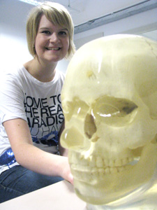 Francesca Houston has just completed her second year studying radiography at the Faculty of Health and Social Care Sciences. 