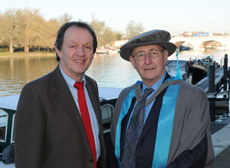 Tv star Kevin Whately said he was delighted his brother Frank’s achievements had been recognised by Kingston University.