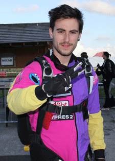 Engineering student Jack James Marlow works for a skydiving centre to earn money while he studies.
