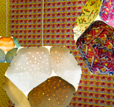 Lamp shades made by HIV positive women in South Africa will form part of a display to mark the tenth birthday of the University's MA Curating Contemporary Design course.