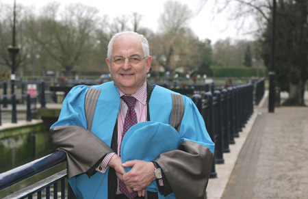 Martin Wolf was delighted to receive an honorary degree from Kingston University for his lifetime’s work.