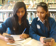 Monica Gupta, 14, (left) and Priya Patel, 13, from Tiffin Girls’ School said the classes had made them realise how enjoyable maths can be.  
