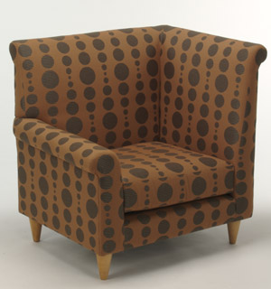 The Niche armchair designed by Kingston University researcher Jakki Dehn.