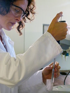 Iona Baker carried out her research in the laboratories at the Kingston University Penrhyn Road campus.