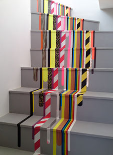 The designs for the planes will be similar to some of Pascal Anson’s previous work – such as a multi-coloured staircase.