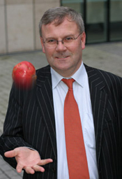 Professor Declan Naughton and his team have discovered a new use for pomegranate rind  