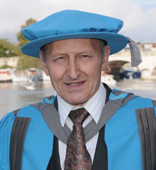 Professor Thomas Bolton, who has been awarded an honorary doctorate from Kingston University.