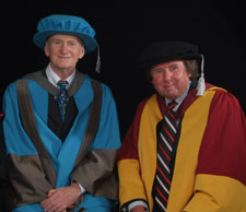 Ray Jones (right), a professor of social work based at Kingston University, said Mr Taylor had made a significant contribution to social services at a local, national and international level.