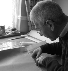 Stacey’s father Roy, a master tailor until he suffered a stroke in his early forties. (Picture taken in 2009)