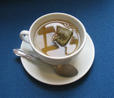 Professor Naughton's team found that green and white tea could inhibit enzymes by about 30 per cent. 