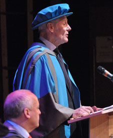 Mr Ball told graduates that the degrees they had been awarded were incredibly important in an ever more competitive world.