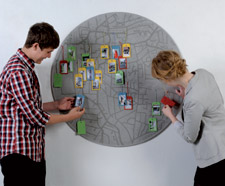 Office workers will be able to use Rachael Ball Risk and Jenny Rice’s interactive walking lunch map.