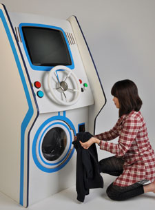 Lee Wei Chen's product enables gamers to earn points to do their laundry.