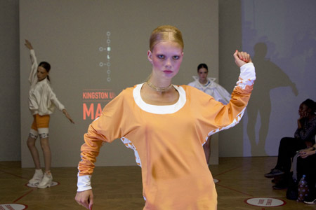 Niamh O'Connor's collection was one of the centerpieces of Kingston University's Body Lab held during London Fashion Week.