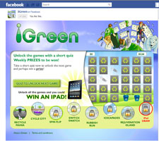 iGreen,the Facebook application designed by Kingston University student Kavita Patel.