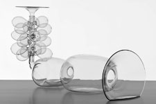 El Ultimo Grito's project Imaginary Architectures features blown-glass models.