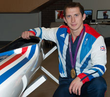 Olympic gold medallist Ed McKeever studied accounting and finance at Kingston, graduating in 2008.