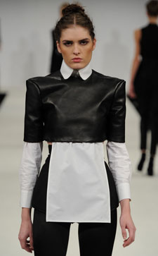 Lydia showed her collection, After Dark, at the 2012 London Graduate Fashion Week.