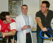 Sports science specialists put radio host Christian O'Connell through his paces
