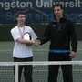Alex Trainor wins KU Recreational Tennis Tournament 